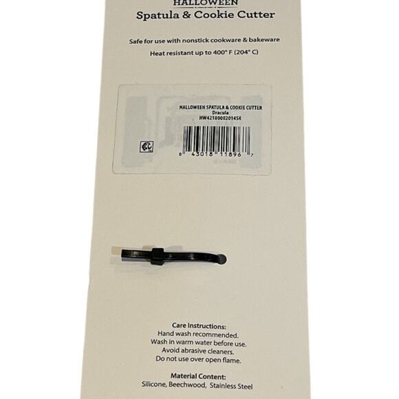 Way to Celebrate! Halloween Dracula Spatula with Coffin Cookie Cutter - Picture 5 of 6